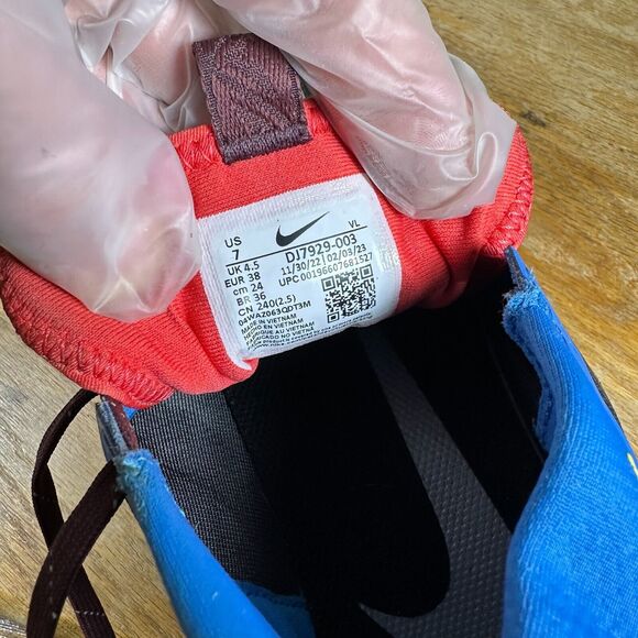 Nike React Pegasus Trail 4 Gore-Tex Black Vivid Shoe Women's Size 7 DJ7929-003 - Picture 9 of 9